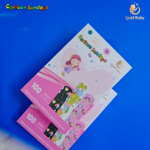 Gold Baby Printed Bandage 100 Pcs - ১ প্যাকেট